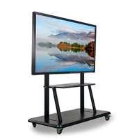 شاشة مسطحة تفاعلية لتدريس تلفزيون LCD تعمل باللمس مقاس 65 بوصة