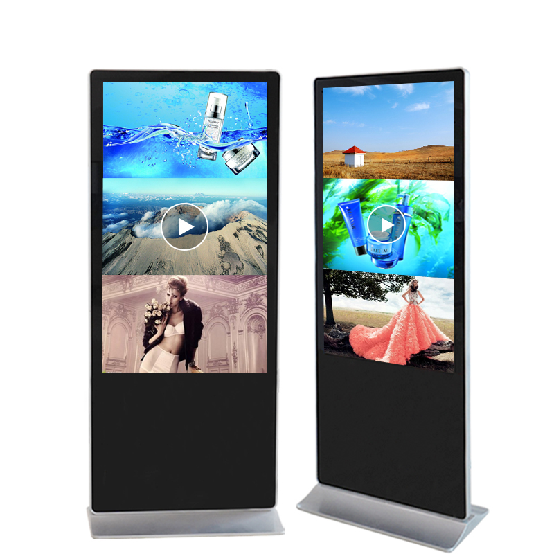شاشة LCD تعمل باللمس للبيع بالتجزئة مول الإعلان آلة 